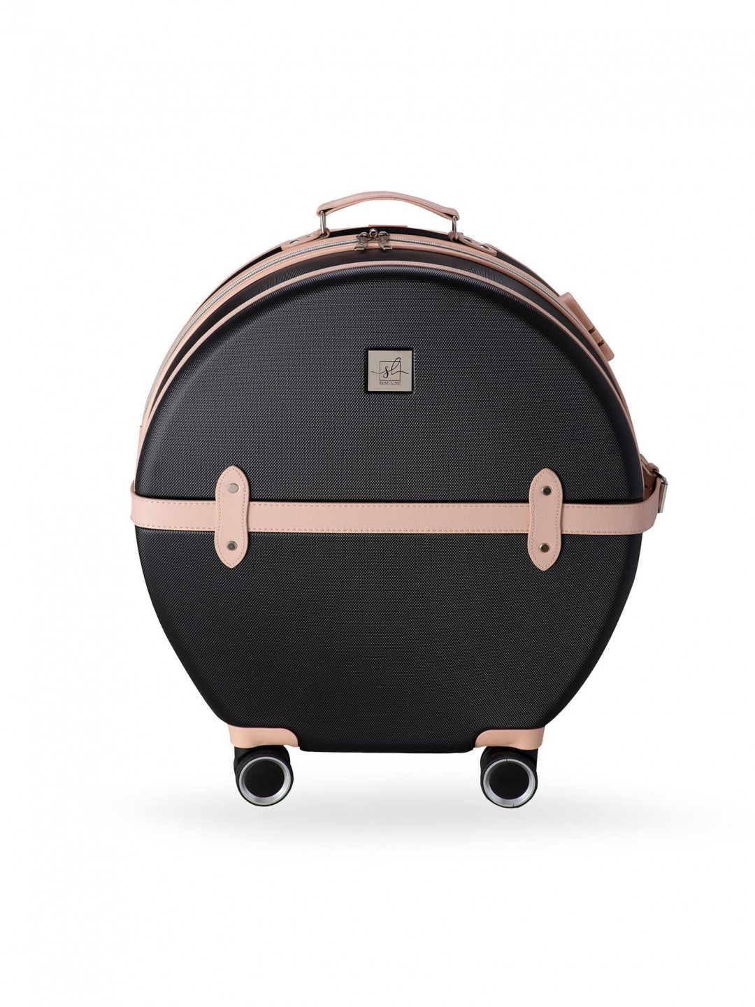 Semi Line Střední kufr T5671-3 Černá